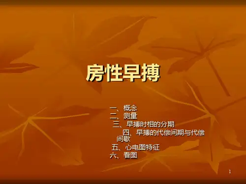 房性早搏PPT课件