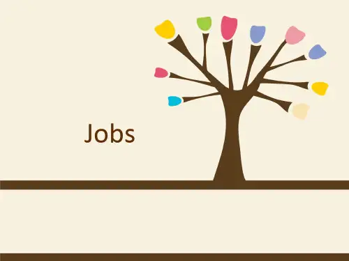 英语口语课件Job..