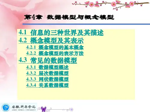 第4章 数据模型与概念模型