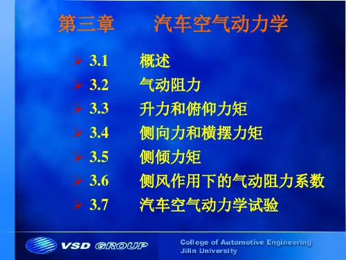 汽车空气动力学分解