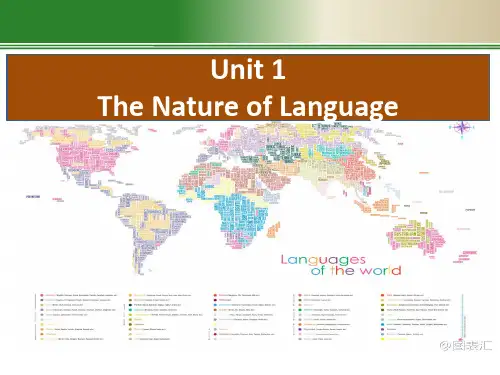 Unit 1 The Complexity of Language