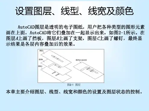 AutoCAD-设置图层、线型、线宽及颜色-完整版