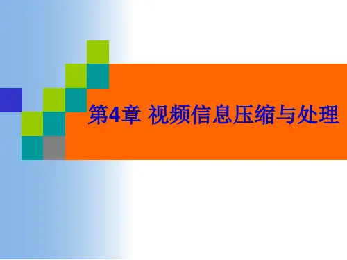 视频信息压缩与处理