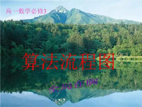 算法流程图与顺序结构