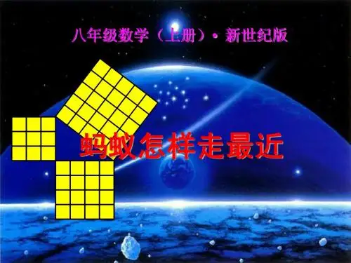 3.蚂蚁怎样走最近