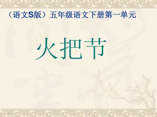 五下《火把节》ppt4
