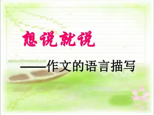 想说就说