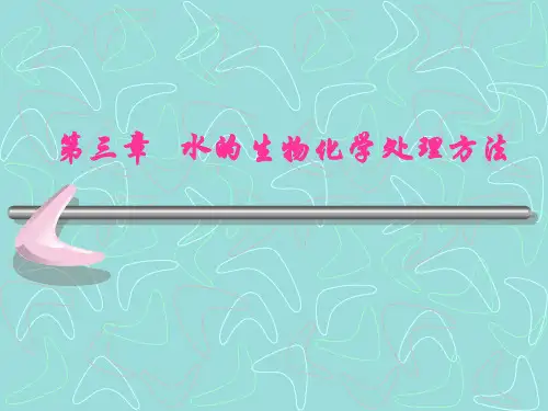 《环境工程学》第三章   水的生物化学处理方法-2