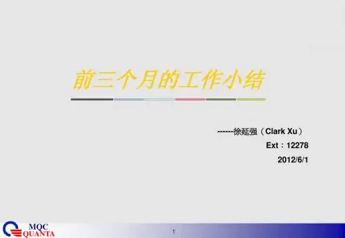 Clark's work summary