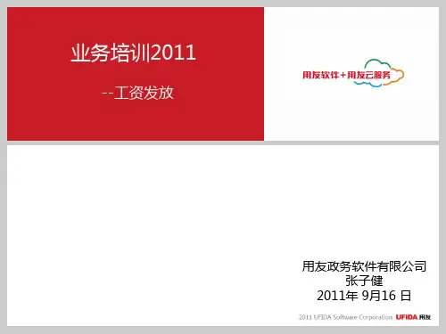 工资发放系统培训