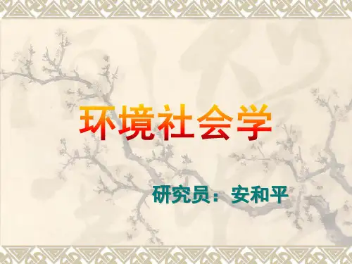 环境社会学导论