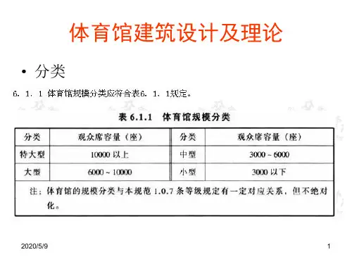 体育馆建筑设计及理论之功能分析与总体布局