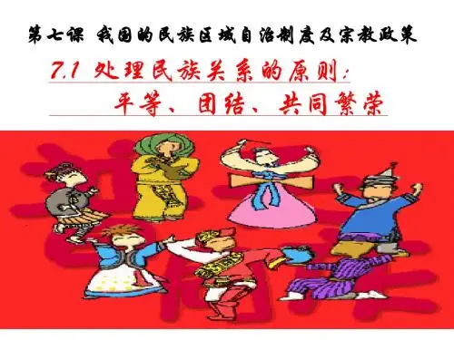 高一政治处理民族关系的原则1