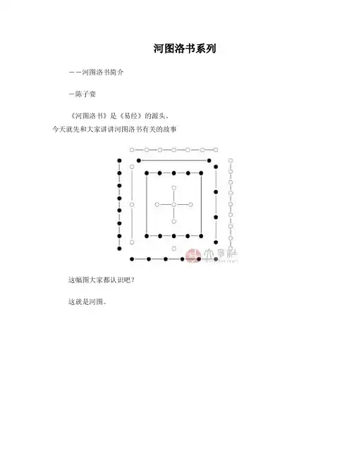 《河图洛书系列之一：河图洛书简介》