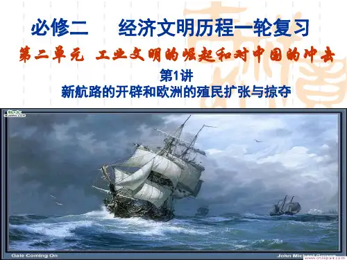 高考一轮复习课件.资本主义世界市场的形成与发展分析