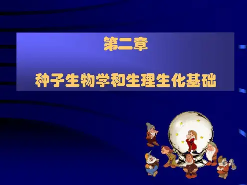 第一节种子的形成、发育和成熟分析