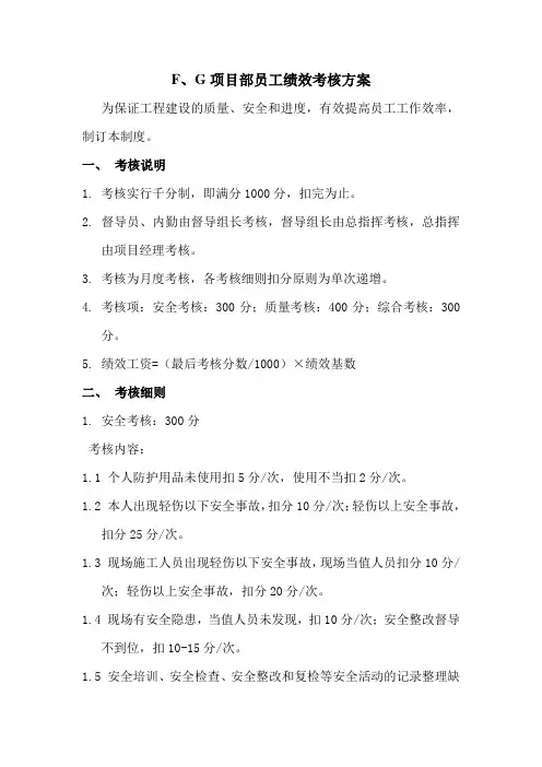 考核制度