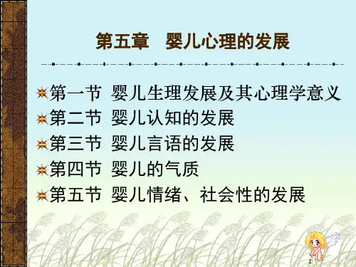 《婴儿心理发展》PPT课件