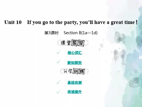 人教版-英语-八上-课堂导学课件：10单元 第3课时