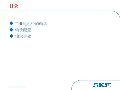 工业电机中的轴承