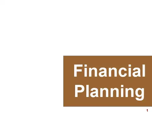 Financial Planning