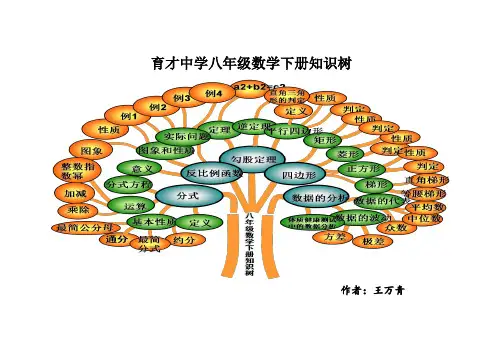 八年级数学下册知识树