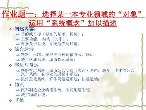 系统模型与仿真