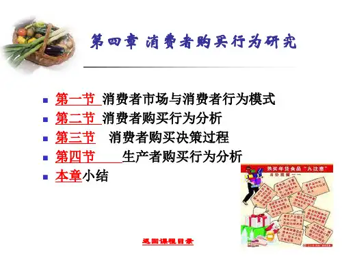 消费者购买行为研究