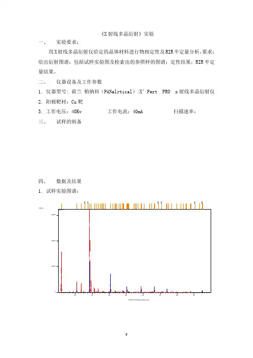 X射线多晶衍射