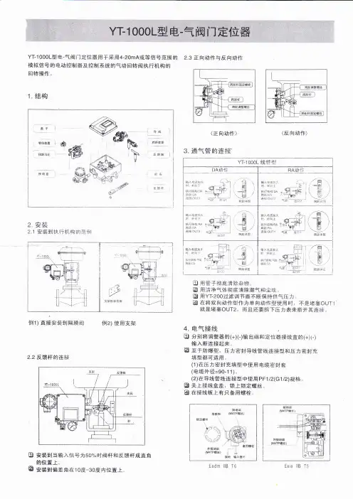 YT定位器说明书