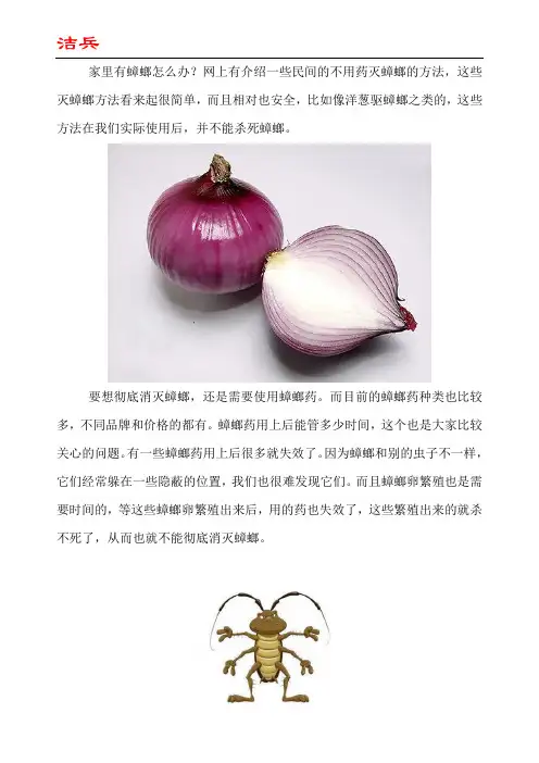 蟑螂药的药效持效性怎么样