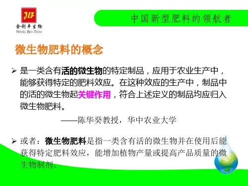 微生物肥料