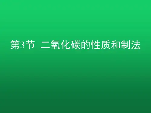 《二氧化碳的性质和制法》精品复习课件