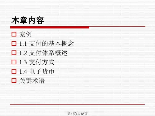 支付理论基础
