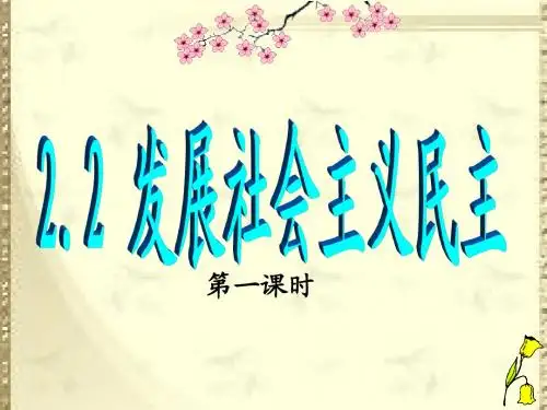2.2第一课时_坚持党的领导是根本保证