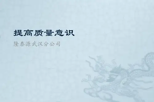 质量意识 漫画ppt课件