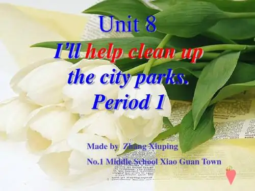 新目标英语九年级unit8 period 1