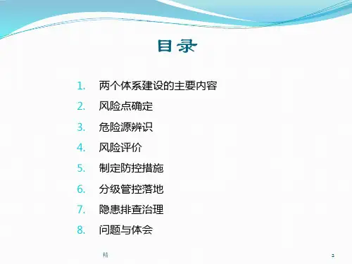 双重预防体系建设培训精选课件