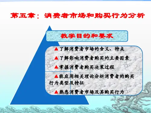 第5章 消费者市场和购买行为