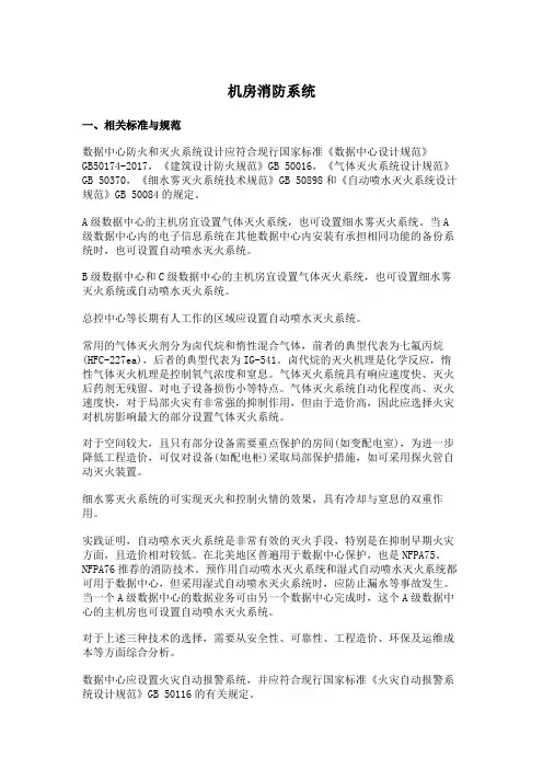 机房消防系统