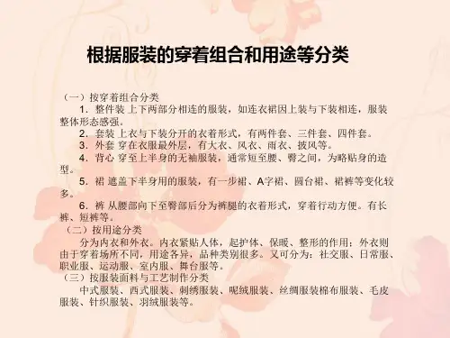 服装分类常见风格讲解