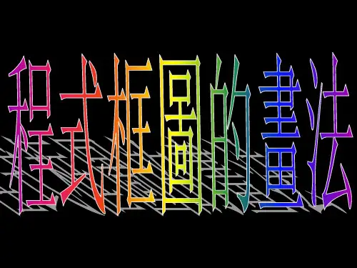 人教版高中数学课件-程序框图的画法