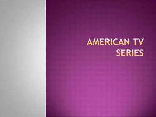 American TV series