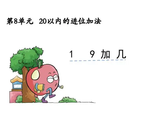 20以内的进位加法 9加几 新课标人教版
