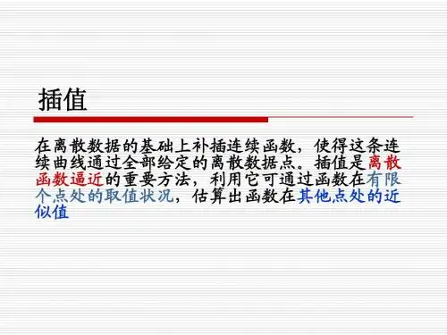 插值法