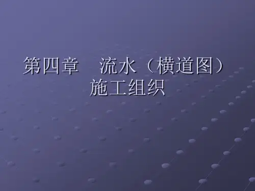 横道图施工进度计划讲义