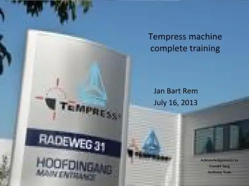 Tempress solar customer complete training