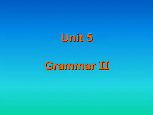 英语：Unit-5.6《Grammar-2》课件(译林牛津版八年级下)