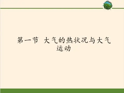 高中地理必修一课件-2.1 大气的热状况与大气运动2-中图版