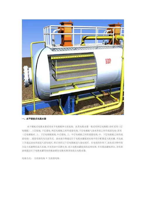电脱盐罐内部结构图